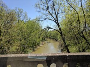 Elizabethtown creek and bridge